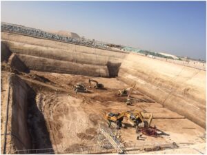 Dewatering solution for construction of a Sea Intake Structure Dewatering solution for construction of a Sea Intake Structure